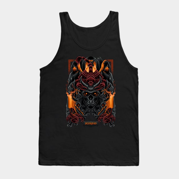 SCORPIO Tank Top by AWANG ART STUDIO